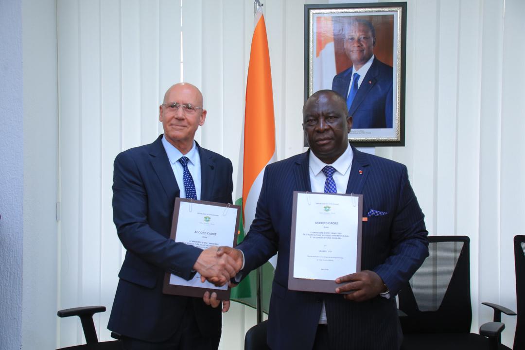 La Côte d’Ivoire signe une convention avec une entreprise israélienne pour un projet rizicole intégré