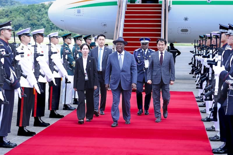 Alassane Ouattara à Séoul pour le premier Sommet Corée-Afrique