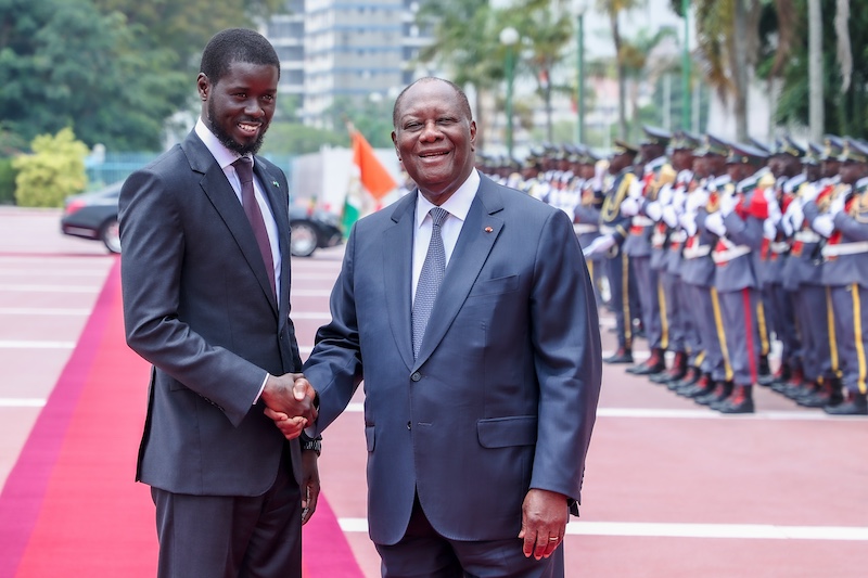En visite en Côte d'Ivoire, Diomaye Faye évoque 5 priorités de l'Afrique