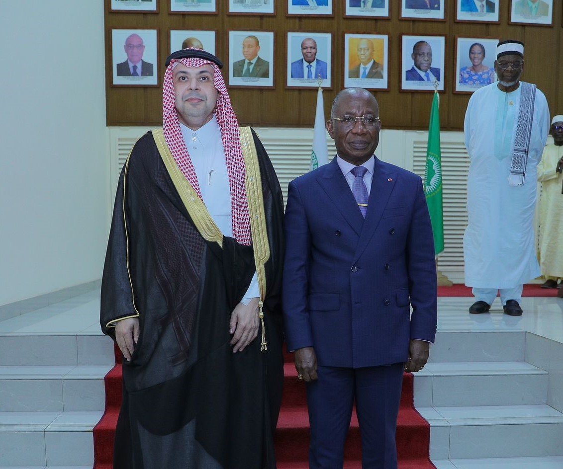 Alassane Ouattara en Arabie Saoudite le 10 novembre