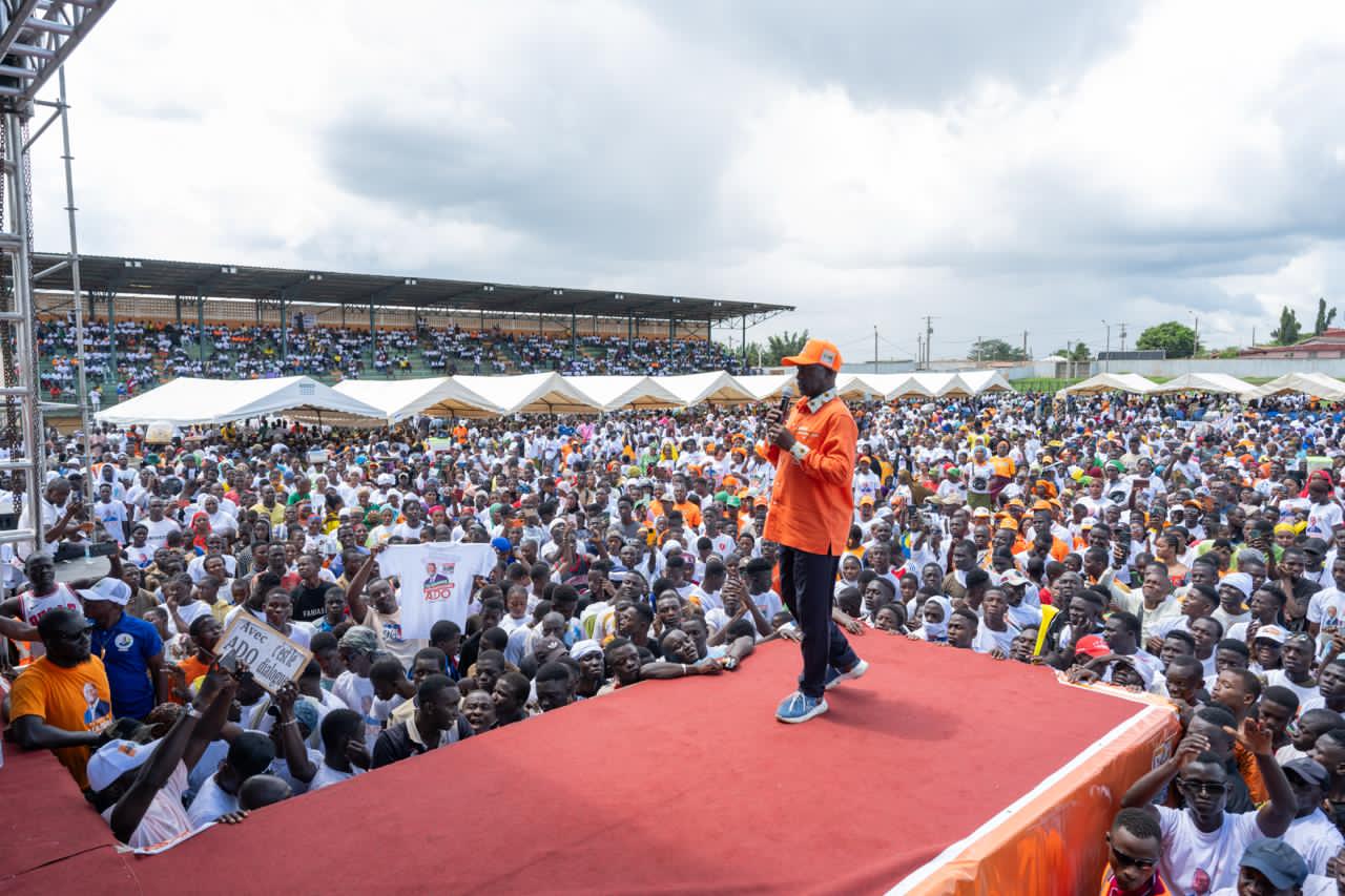 Meetings de campagne : une démonstration de force autour du candidat Ouattara à Gagnoa et Oumé