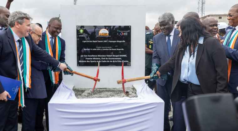 Côte d’Ivoire : lancement des travaux de la ligne BRT Yopougon-Bingerville