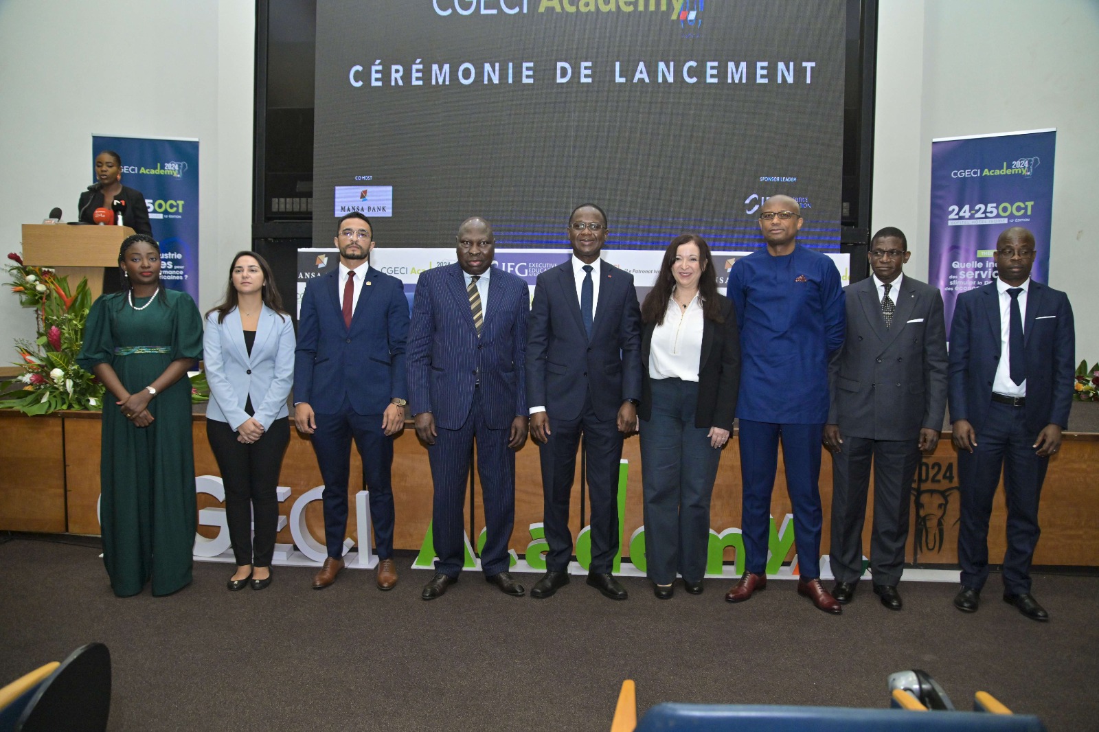 Lancement de la 12è édition de la CGECI Academy à Abidjan