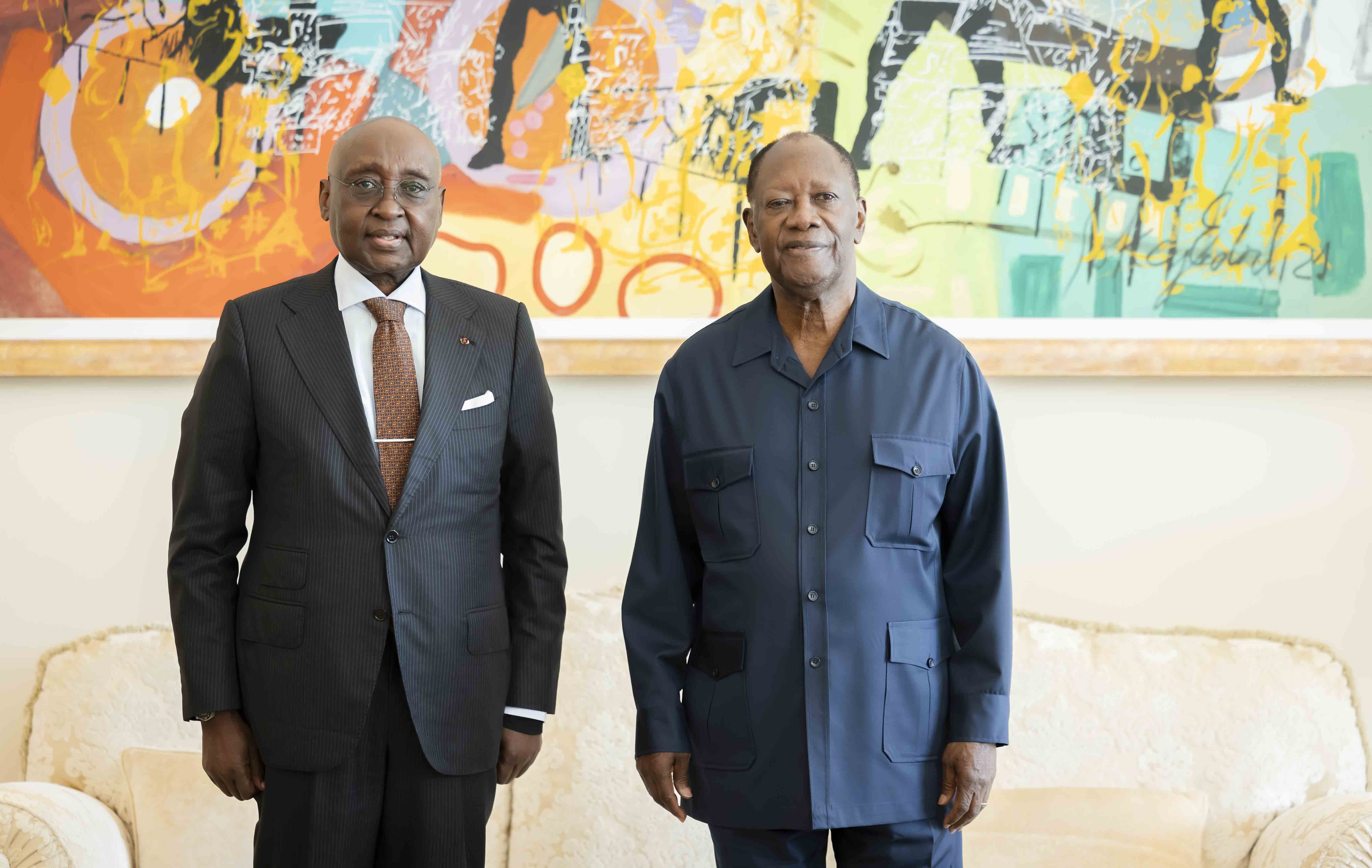 Alassane Ouattara et Donald Kaberuka échangent sur le financement de l’UA