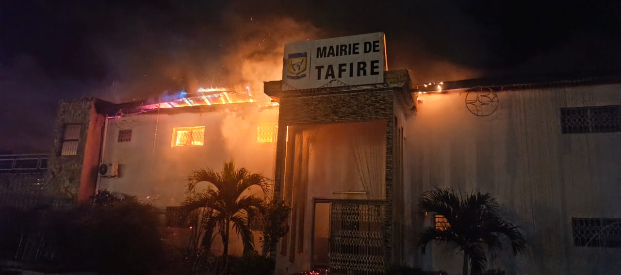 Côte d'Ivoire: la mairie de Tafiré partiellement détruite par un incendie