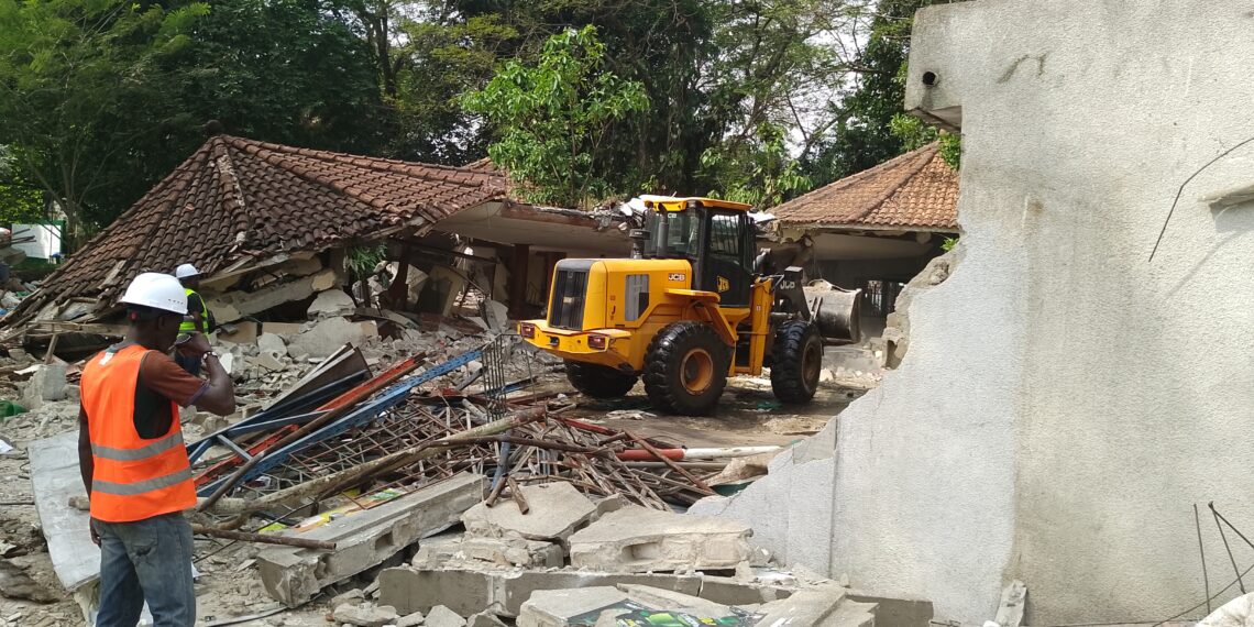 Destruction du marché Djè Konan du jardin public d’Abidjan-Plateau