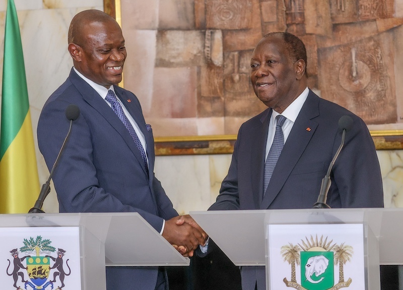 En Côte d’Ivoire, Oligui N’Guema plaide pour la levée des sanctions de l’UA contre le Gabon