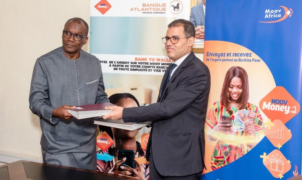 Burkina Faso : Banque Atlantique et Moov Africa s’associent pour l’inclusion financière