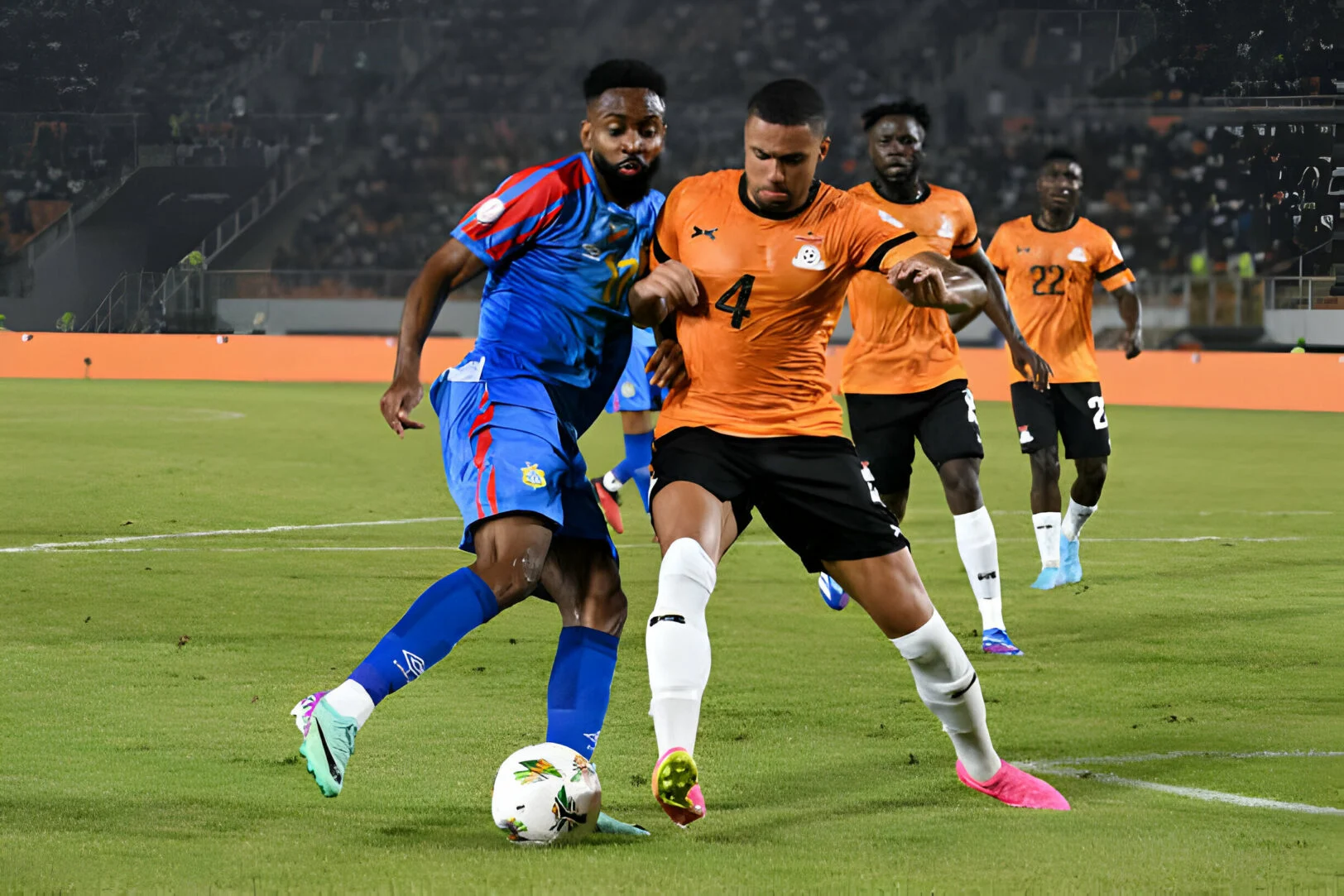 CAN 2023 : la RD Congo et la Zambie se neutralisent (1-1) dans le groupe F