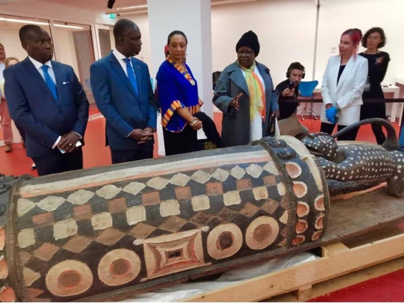 France-Côte d'Ivoire : lancement du processus de restitution du tambour ‘’Djidji Ayokwê’’