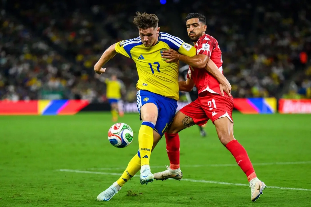 Coupe du monde 2026 : la Suède bat lourdement la Tunisie (5-1)