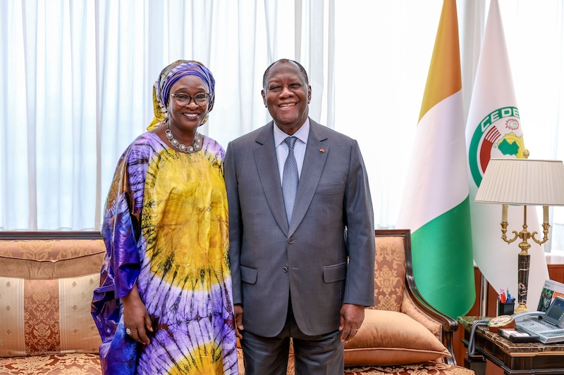 La cheffe de la diplomatie sénégalaise recueille les conseils de Ouattara