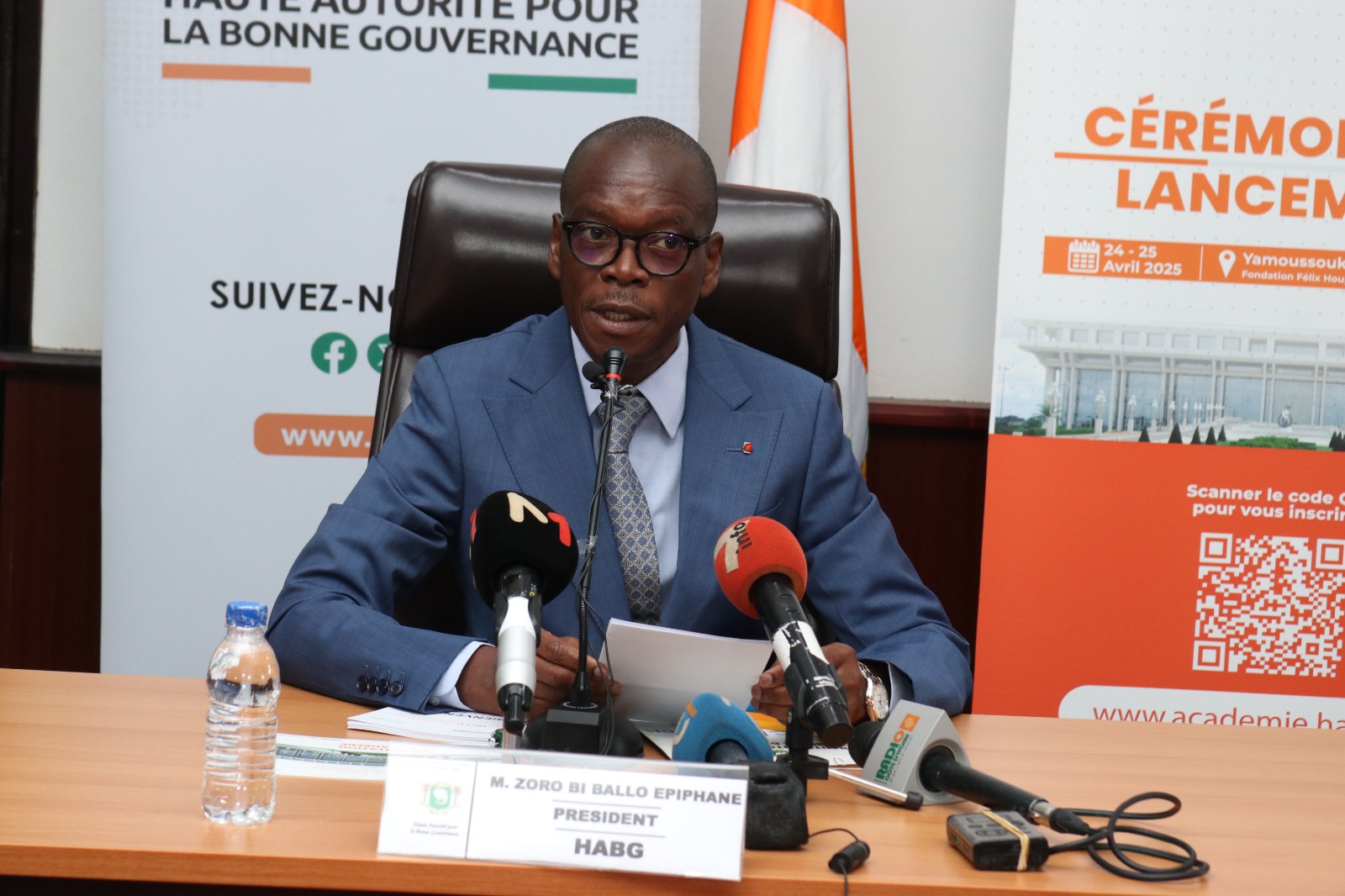 Lancement à Abidjan de l’Académie de la bonne gouvernance et du leadership anti-corruption